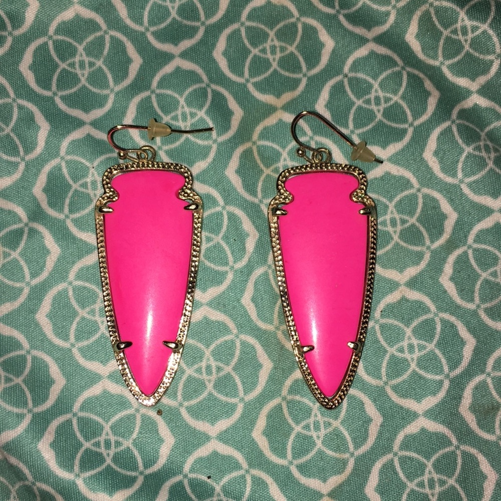Kendra Scott Skylar Hot Pink Earrings